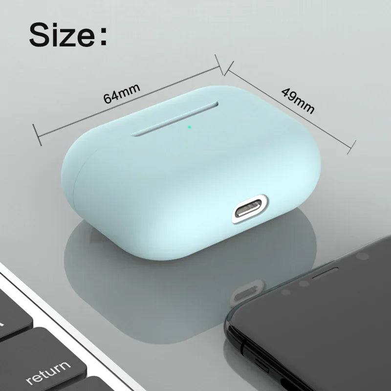 Silicone Case For Airpod Pro Case Wireless Bluetooth For Apple Airpod Pro Case Cover Earphone Case For Air Pods Pro